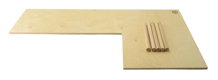 Getzoo Rennbahn Rechts XXL aus Holz 96x47x21cm – Bild 1 von 7