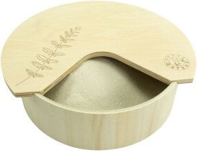 Getzoo Sandbad Buddelkiste aus Holz für Hamster und Rennmäuse Ø 25 cm – Bild 1 von 2