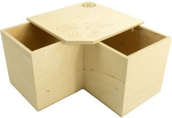 Getzoo Sandbad Marley Buddelkiste aus Holz für Chinchilla 25x25 cm – Bild 1 von 3