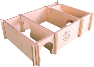Getzoo Wohnlabyrinth Leyla Nagerhaus aus Holz für Zwerghamster und Mäuse – Bild 1 von 5