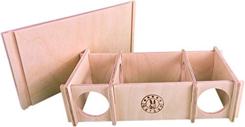 Getzoo Wohnlabyrinth Samy aus Holz für Hamster und Mäuse mit Dreikammersystem – Bild 1 von 5