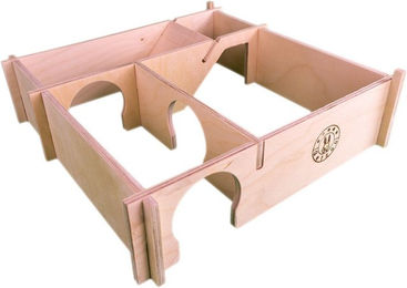 Getzoo Wohnlabyrinth Xena Nagerhaus aus Holz für Hamster – Bild 1 von 5