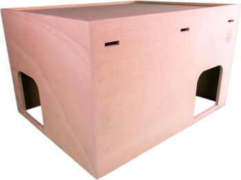 Getzoo Würfelhaus Christine aus Holz Natur – Bild 1 von 3