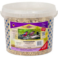 Produktbild von GEVO Gartenvogelfutter schalenloses Streufutter für Wildvögel ganzjährig 5 kg Eimer