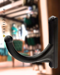 Produktbild von GEWA Flexi Haken Halfter und Trensenhalter aus Kunststoff in Schwarz