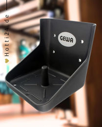 Produktbild von GEWA Pferde Lecksteinhalter aus Kunststoff in Grau oder Schwarz
