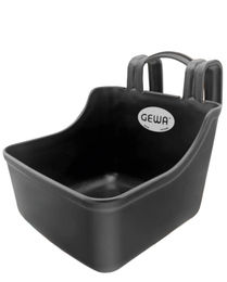 Produktbild von GEWA Turniertrog Einhängetrog mit Griff aus Kunststoff Schwarz 12 Liter