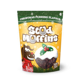 Produktbild von GHG Stud Muffins Likit Weihnachts-Pudding Leckerli für Hunde 15 Stück - 400 g