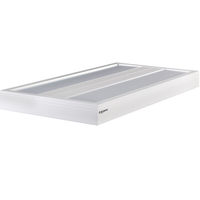 Produktbild von Giesemann Sphera LED-Leiste Abdeckung 80 Watt 120x40cm Mattsilber