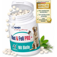 Produktbild von GIGI VET Haut & Fell PRO+ Supplement mit Biotin für Hunde und Katzen 144 Stück