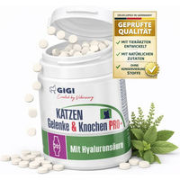Produktbild von GIGI VET Katzen Gelenktabletten PRO+ mit Hyaluronsäure für Gelenke und Knochen