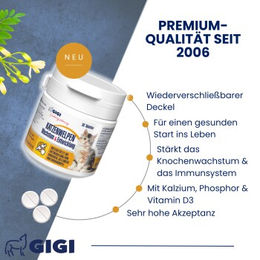 GIGI VET Katzenwelpen Nahrungsergänzung Tabletten für Wachstum und Entwicklung 10 g – Bild 1 von 3