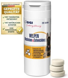 GIGI VET Welpen Wachstum & Entwicklung mit Vitaminen für Gelenke und Knochen 220 Stück - 220 x 350 g – Bild 1 von 4