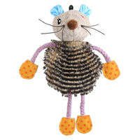 Produktbild von GiGwi Katzenminze Maus aus Plüsch in buntem Design für Katzen