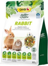 Gimbi Mother Nature Rabbit Getreidefreies Alleinfuttermittel für Kaninchen ohne Farb- und Aromastoffe 800 g – Bild 1 von 2