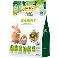 Produktbild von Gimbi Mother Nature Rabbit Getreidefreies Alleinfuttermittel für Kaninchen ohne Farb- und Aromastoffe 800 g