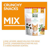 Produktbild von GimCat Crunchy Snacks Mix Katzenleckerli Truthahn Ente Huhn 140 g - 140 g