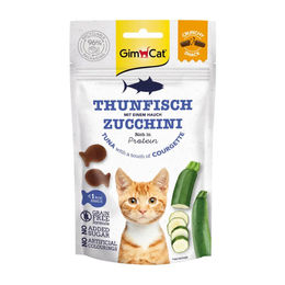 GimCat Crunchy Snacks Thunfisch & Zucchini Katzenleckerli 50 g - 50 g – Bild 1 von 4