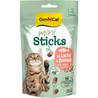 Produktbild von GimCat Crunchy Sticks Lachs und Quinoa Leckerli für Katzen 50 g - 50 g