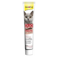 Produktbild von GimCat Duo Paste Anti-Hairball Malz und Huhn Katzensnack zur Unterstützung der Haarballen-Abführung 50 g - 50 g