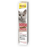 Produktbild von GimCat DUO Paste Anti-Hairball Malzpaste mit Huhn 2x50 g für Katzen - 2 x 50 g