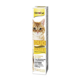 Produktbild von GimCat Duo Paste Multi-Vitamin mit Käse zur Immunstärkung 50 g - 50 g