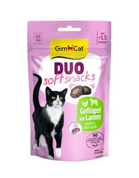 GimCat Duo Soft Snacks Leckerli mit Geflügel und Lamm 50 g - 50 g – Bild 1 von 2