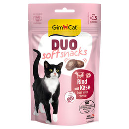 GimCat Duo Soft Snacks Rind mit Käse 50 g - 12 x 50 g – Bild 1 von 2