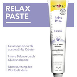 GimCat Expert Line Relax Paste Katzensnack zur Beruhigung für erwachsene Katzen 50 g - 50 g – Bild 1 von 4