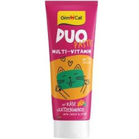 Produktbild von GimCat GIMBORN Duo Paste Multivitamin mit Käse und Katzenminze für erwachsene Katzen 75g