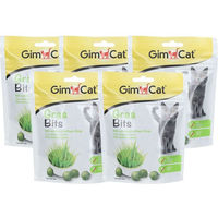 Produktbild von GimCat GrasBits Katzen Leckerli zur Unterstützung der Haarballen-Abfuhr 140g