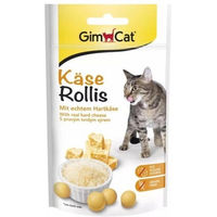 Produktbild von GimCat Käse-Rollis getreidefreier Katzensnack mit echtem Hartkäse 40 g - 8 x 40 g