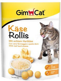 GimCat Katzensnack Käse-Rollis mit Milch und Molkereierzeugnissen 140 g - 6 x 140 g – Bild 1 von 12