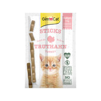 Produktbild von GimCat Kitten Crunchy Sticks Truthahn 8x3 Stück