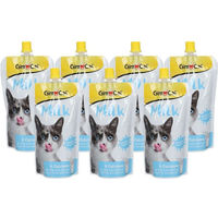 Produktbild von GimCat Milch Nahrungsergänzung für erwachsene Katzen zur Unterstützung der Verdauung 200 ml