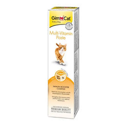 GimCat Multi-Vitamin Paste für Katzen zur Unterstützung des Immunsystems sowie von Haut und Fell 200 g - 200 g – Bild 1 von 4