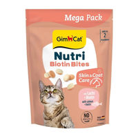 Produktbild von GimCat Nutri Biotin Bites Katzensnack Lachs für Haut & Fell 425g