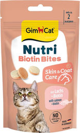 GimCat Nutri Biotin Bites mit Lachs für Haut und Fell 40 g – Bild 1 von 2