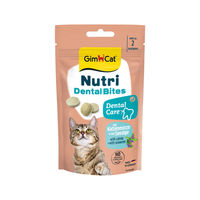 Produktbild von GimCat Nutri Dental Bites Zahnpflege Leckerli für Katzen 40 g