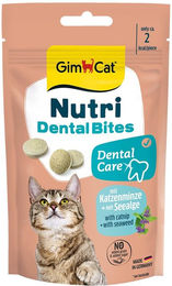 GimCat Nutri Dental Bites Zahnpflege Leckerli für Katzen 8x40g – Bild 1 von 2