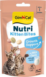 Produktbild von GimCat Nutri Kitten Bites mit Milch Leckerli für Katzenkitten 40 g