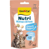 Produktbild von GimCat Nutri Kitten Bites mit Milch Leckerli für Katzenkitten 40 g