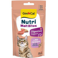 Produktbild von GimCat Nutri Malt Bites Leckerli zur Unterstützung der Verdauung und Haarballenkontrolle 8x40g