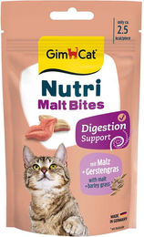 GimCat Nutri Malt Bites Leckerli zur Unterstützung der Verdauung und Haarballenreduktion 40 g – Bild 1 von 2