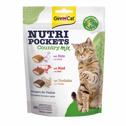GimCat Nutri Pockets Country-Mix Katzen Leckerli 5x150g – Bild 1 von 6