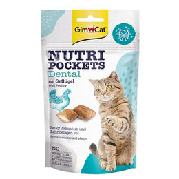GimCat Nutri Pockets Dental Katzensnack Geflügel zur Zahnpflege 60 g - 12 x 60 g – Bild 1 von 9