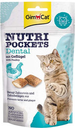 Produktbild von GimCat Nutri Pockets Dental Zahnpflege Leckerli für Katzen 6x60g