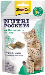 Produktbild von GimCat Nutri Pockets Katzenminze Leckerli 6x60g