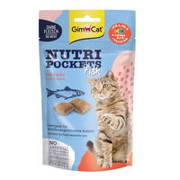 Produktbild von GimCat Nutri Pockets Katzensnack Fisch Lachs 60 g - 6 x 60 g
