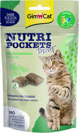 GimCat Nutri Pockets Katzensnack Insekt und Katzenminze 60 g - 60 g – Bild 1 von 6
